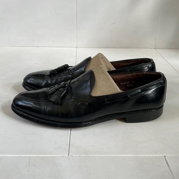 Allen Edmonds Grayson men's loafers size 10.5 black leather 8217 - Picture 1 of 9